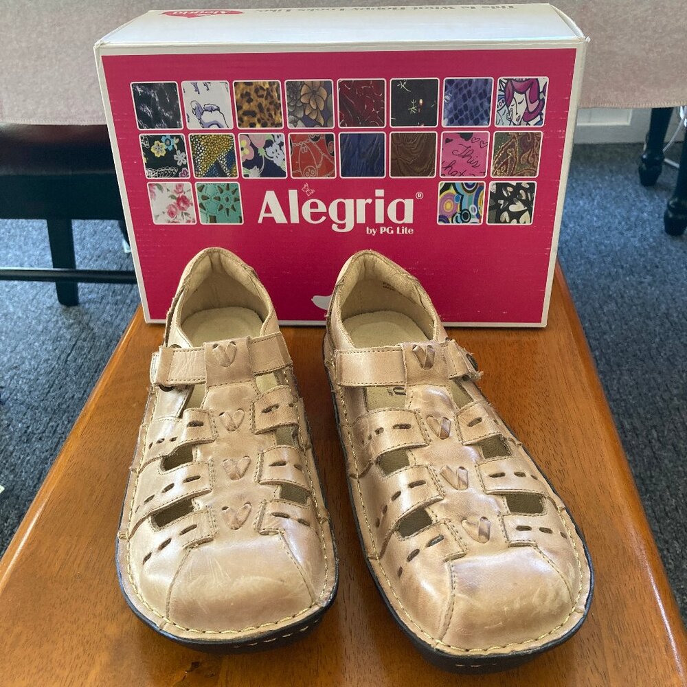 Alegria 'Pesca' Leather Sandal